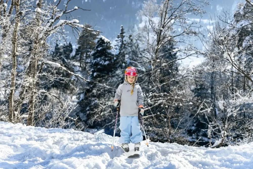 Girls Baggy Snow Pants Blue.webp