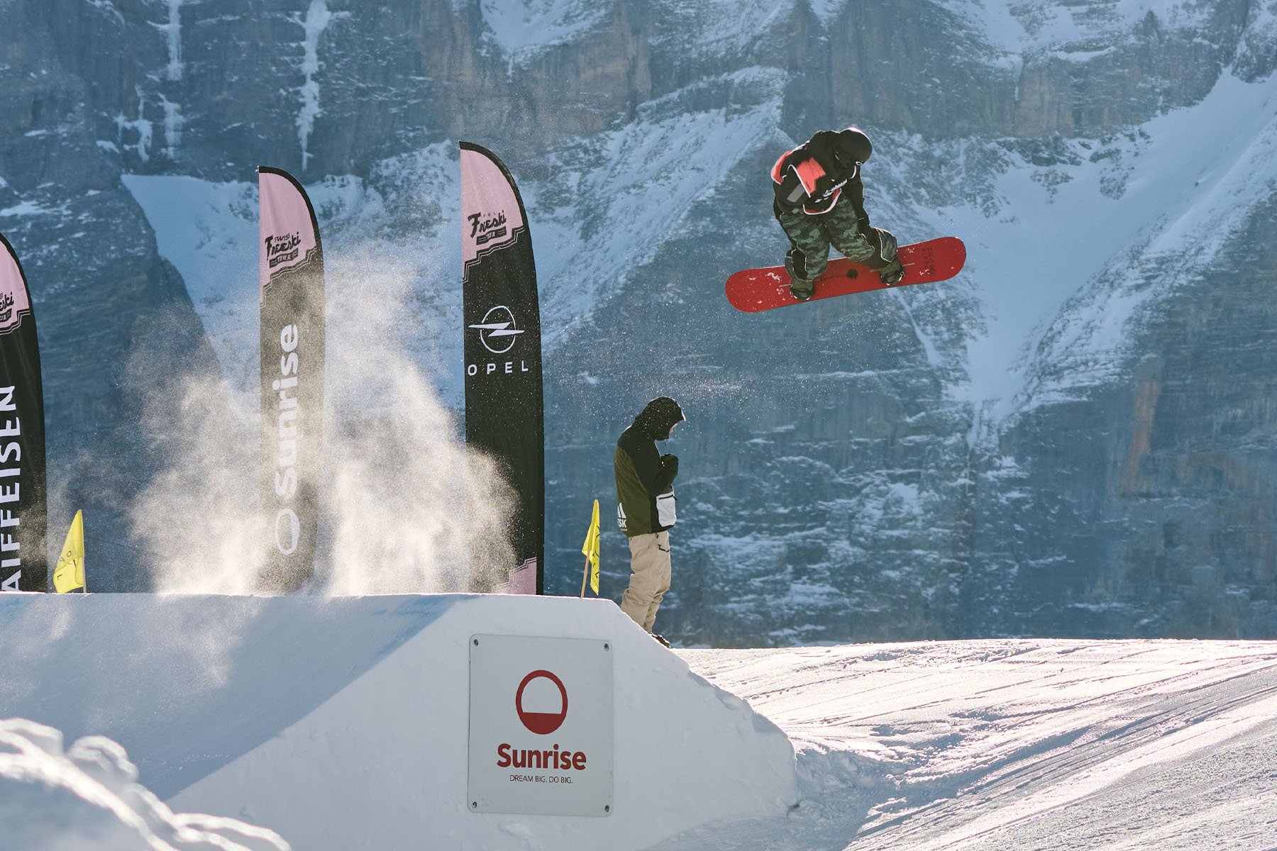 SnowRipper Team Competing internationally with our baggy snow Pants