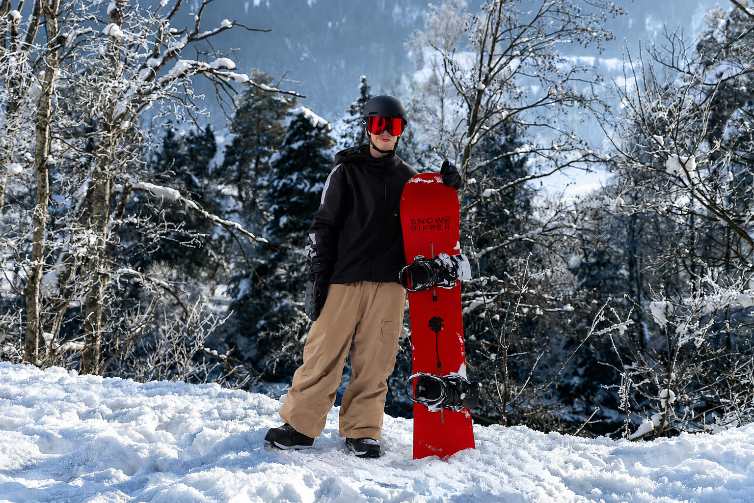 Drift Baggy Snow Pant Kharki.png