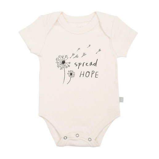 Spread Hope - baby graphic organic bodysuit