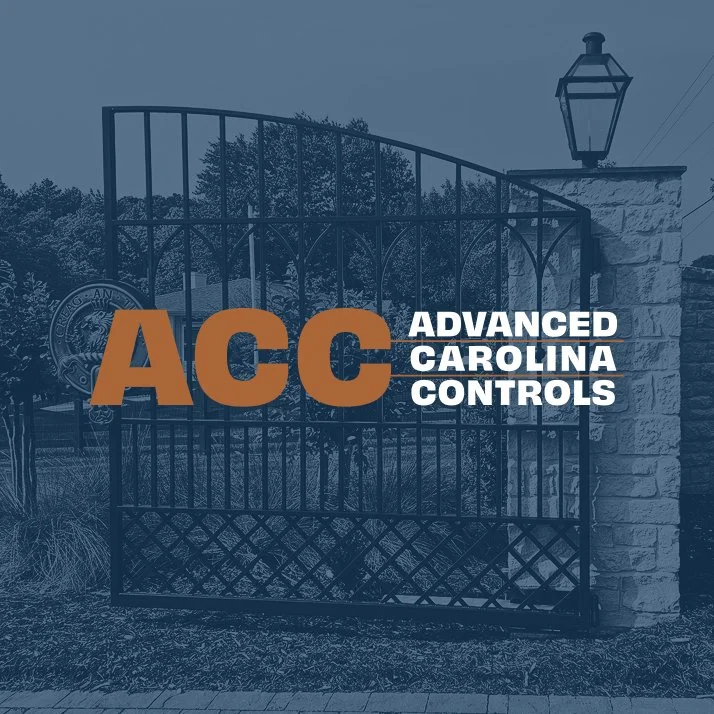 Photo of a residential gate with ACC's logo overlayed.