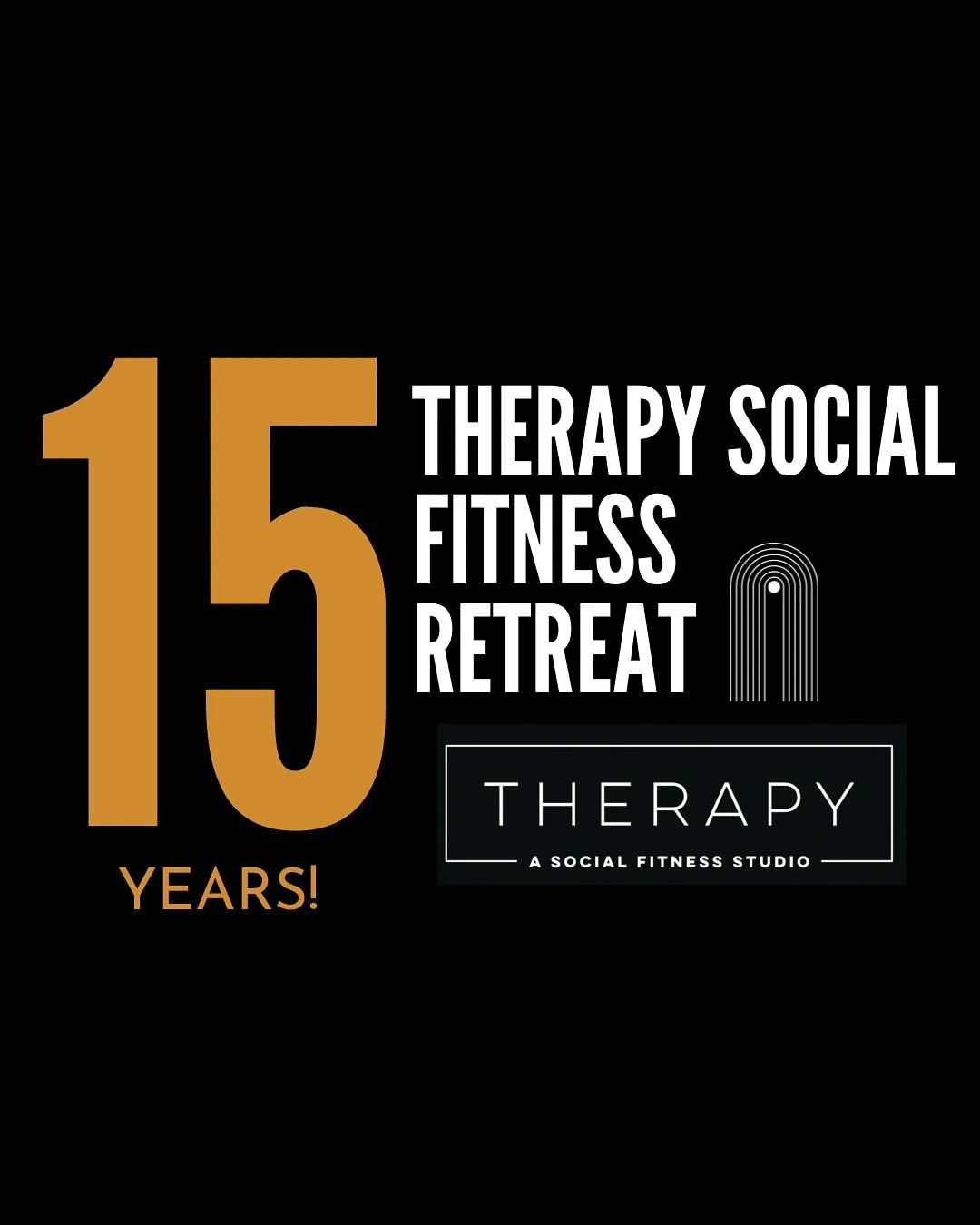 ✨ It&rsquo;s happening! ✨
15 YEARS of Therapy Social Fitness 👯&zwj;♀️ and we&rsquo;re celebrating big!!
Pack your bags and get ready for 4 days + 3 nights of movement, sunshine, and connection 🫶Therapy style☀️🧘&zwj;♀️💃

📅 Mark your calendars 👉 