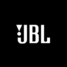JBL logo on a black background