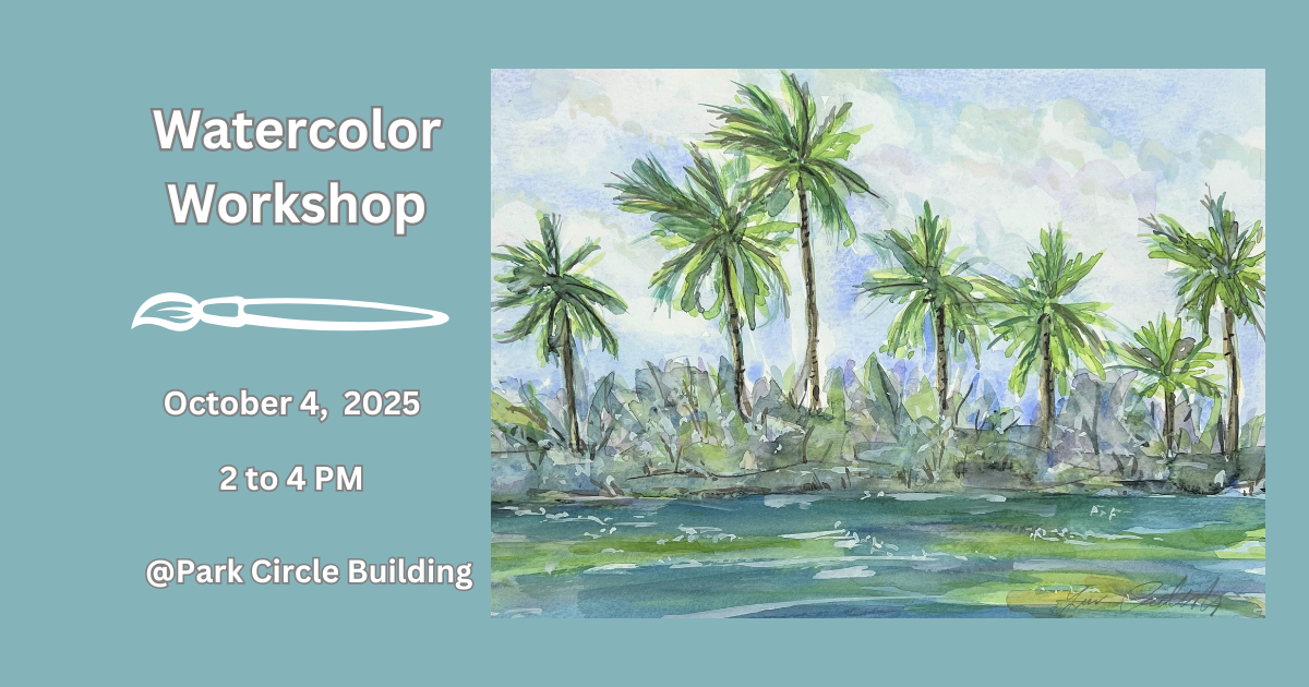 Palm Island Watercolor Worksho
