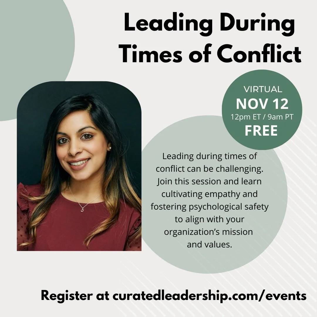Leading During Times of Conflict