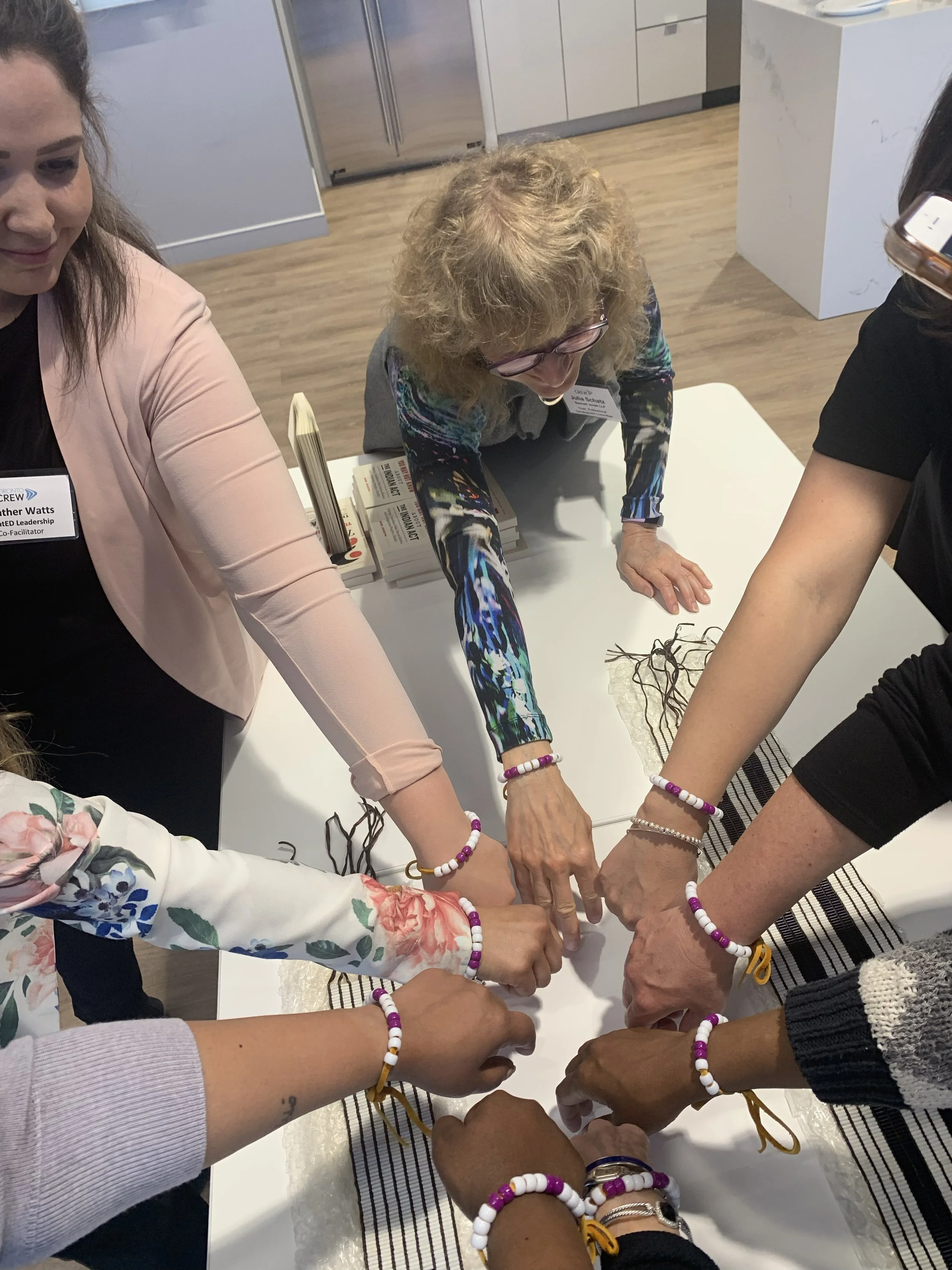 Hands making a circle indicating belonging and inclusion training