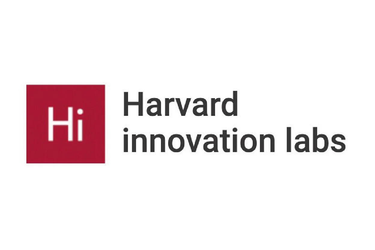 Logo of Harvard Innovation Labs with 'Hi' in a red square and text 'Harvard innovation labs' beside it.