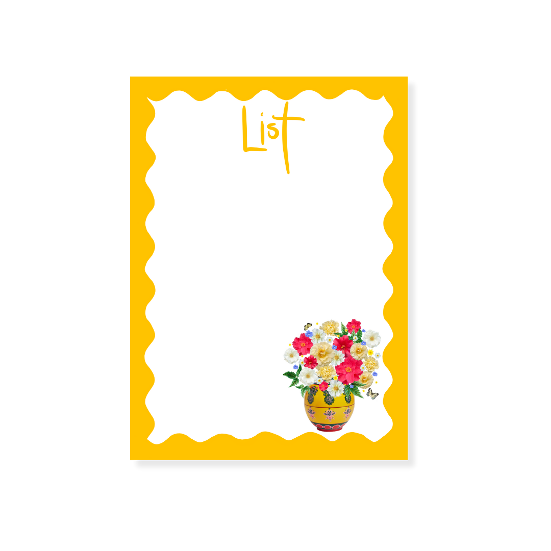 Karey Bancroft x FP Yellow Notepad