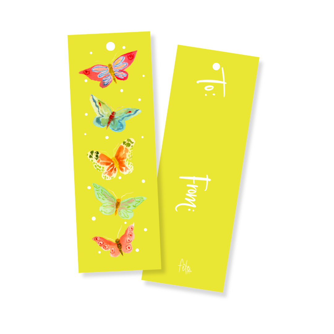 Nina Rosner for Fête Papier Butterfly Long Tags