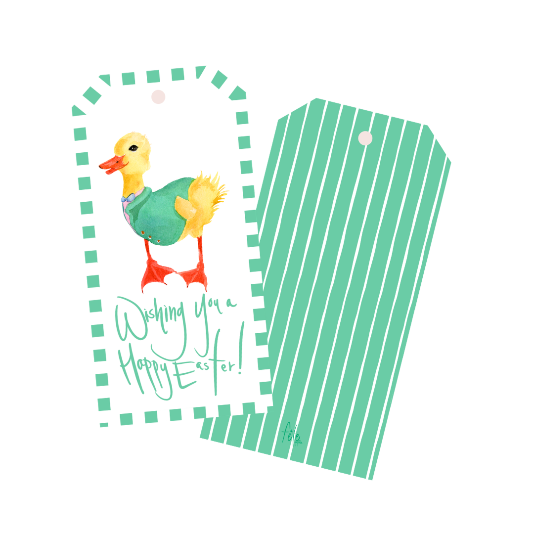 Nina Rosner for Fête Papier Duck Gift Tags