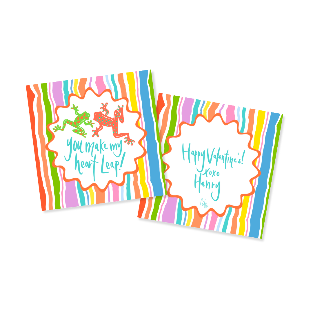 My Heart Leap! Tags or Stickers