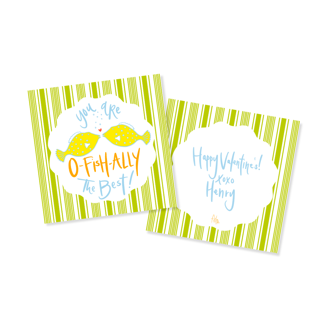 O-Fish-Ally The Best! Tags or Stickers