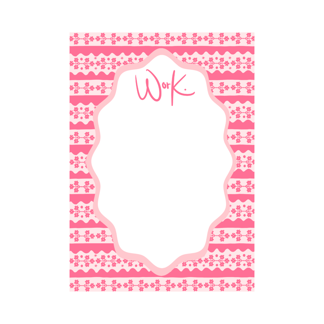 Garden of Fête Climbing Floral Notepad