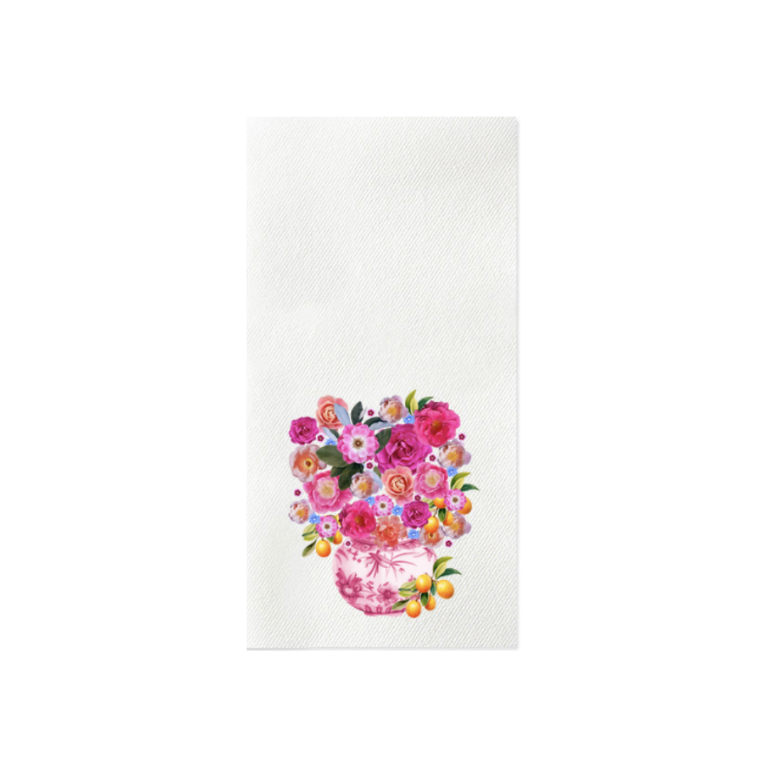 Karey Bancroft x FP Pink Floral Guest Towels