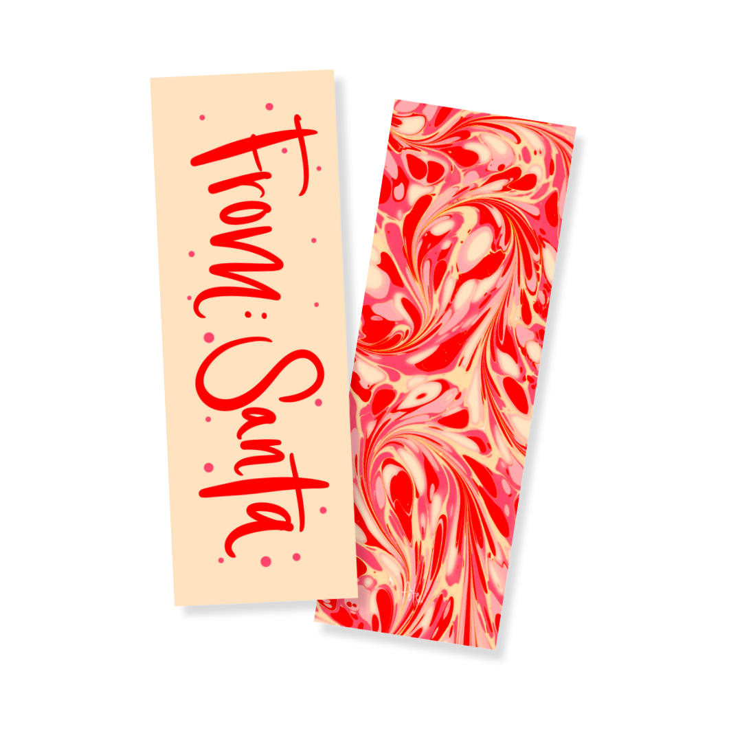 Set of 12 From Santa Tags