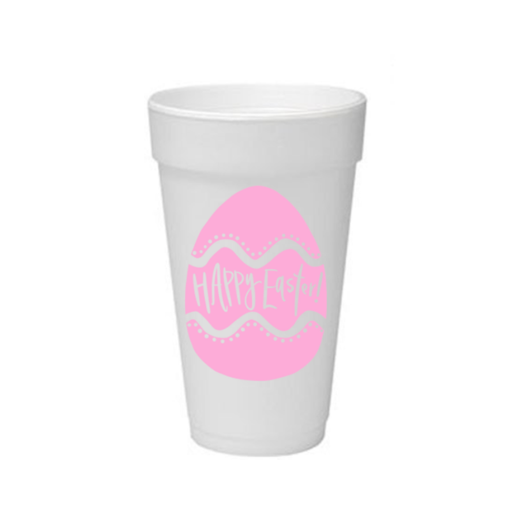 20oz Styrofoam Happy Easter Cups