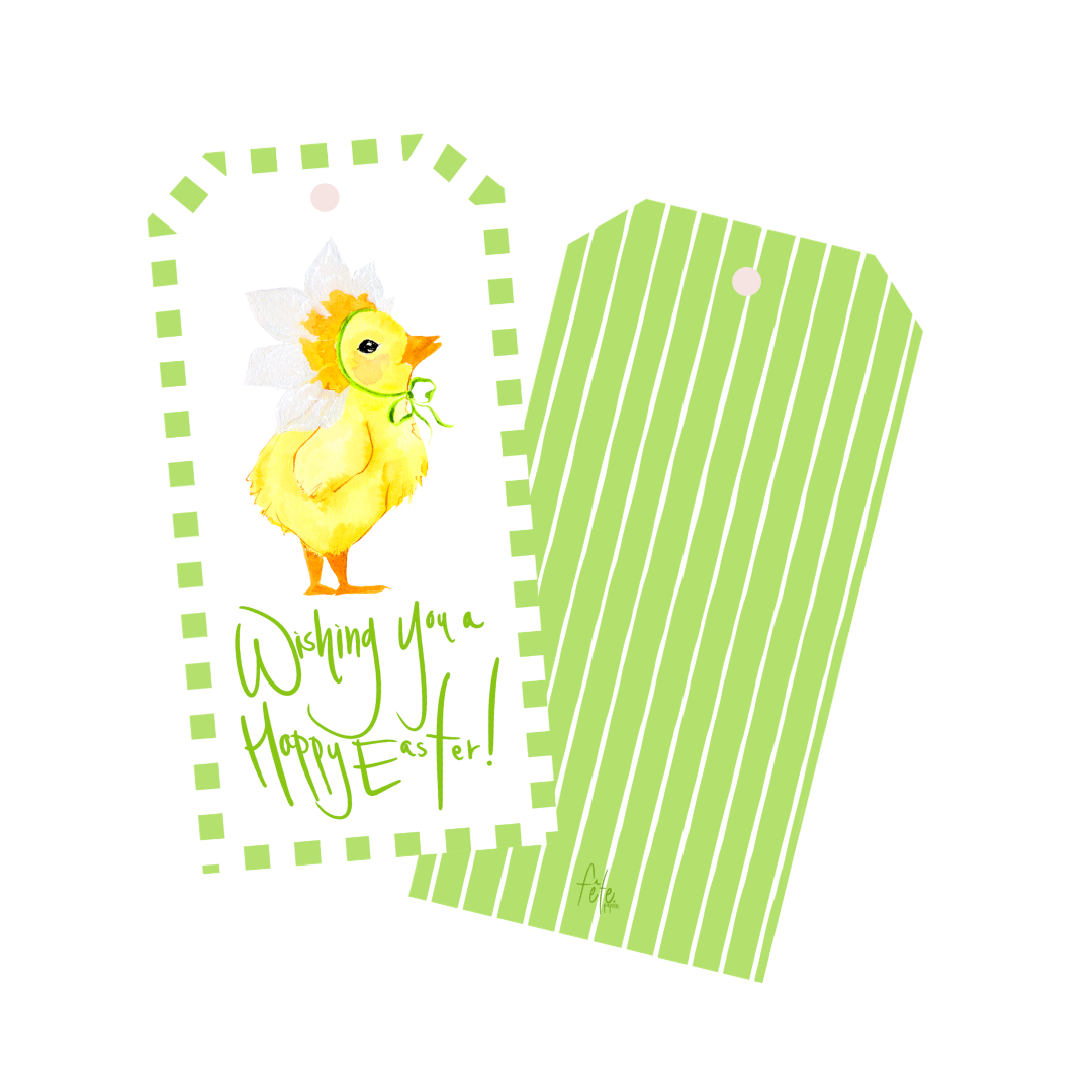 Nina Rosner for Fête Papier Chick Gift Tags