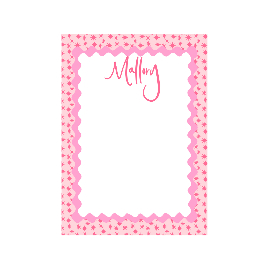 Pink All Star Classics Notepad