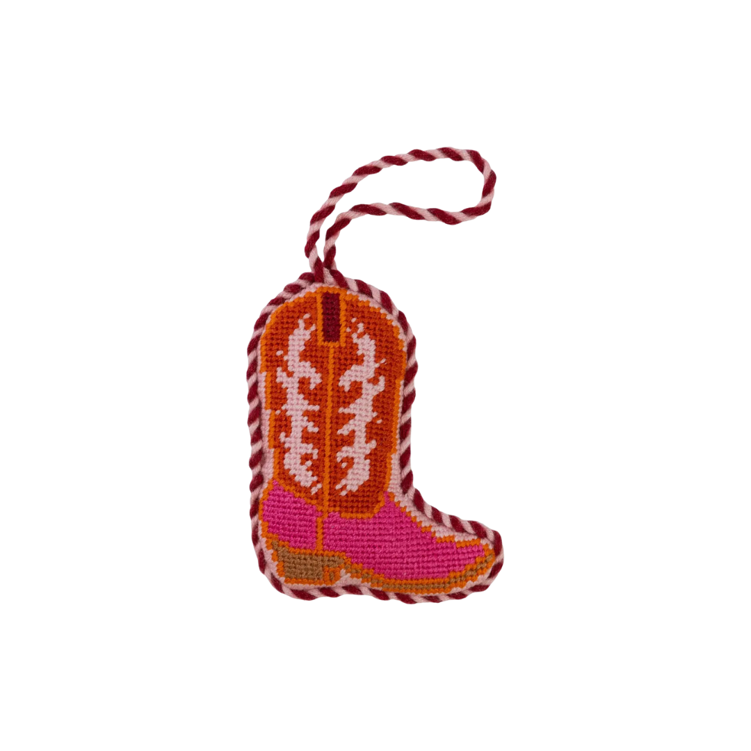Boot Needlepoint Ornament