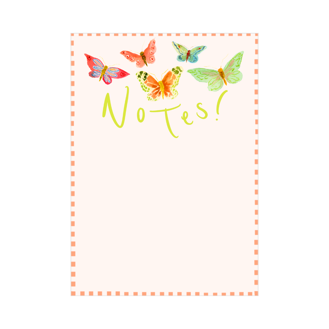 Nina Rosner for Fête Papier Butterfly Notepad