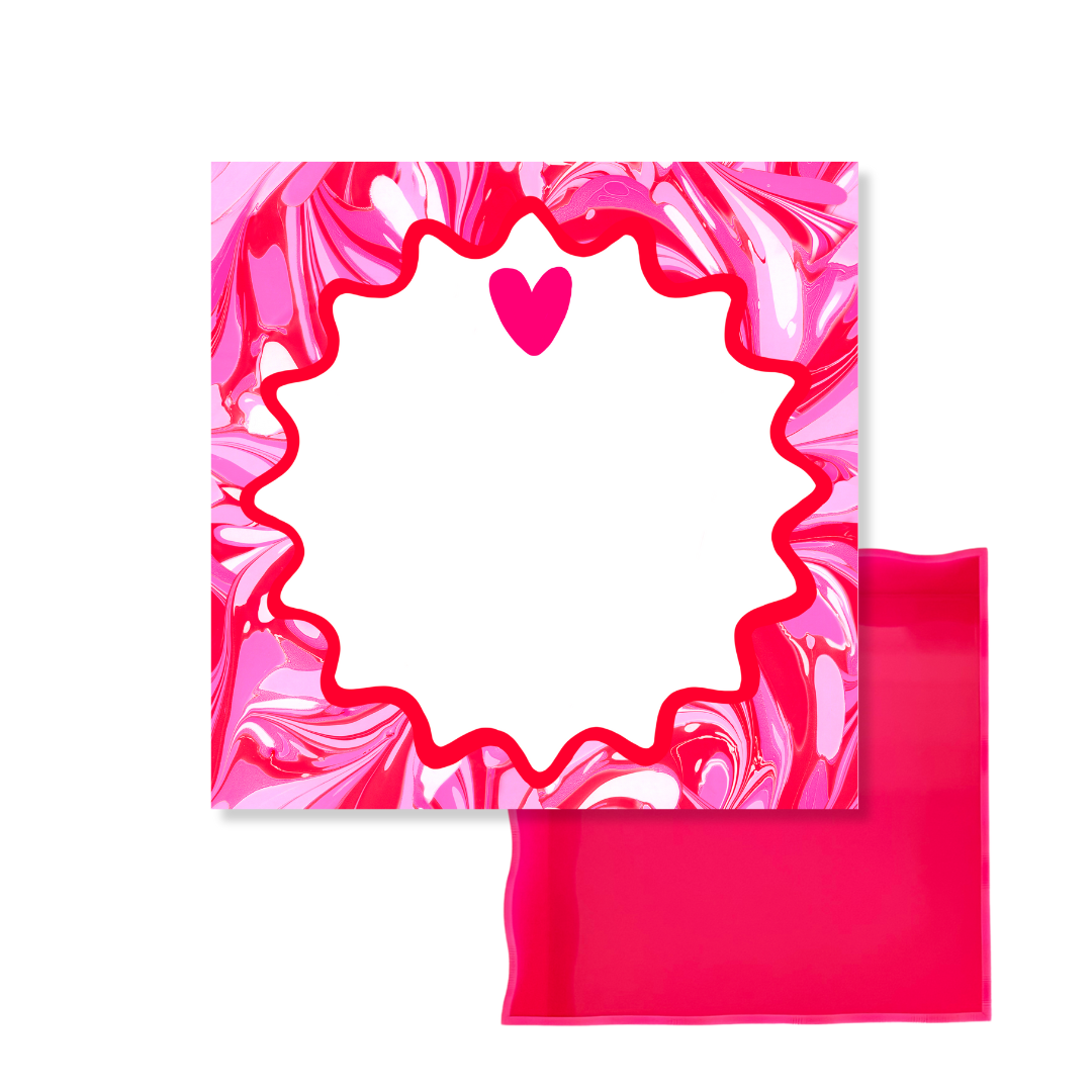 5x5 Notepad + Acrylic Tray