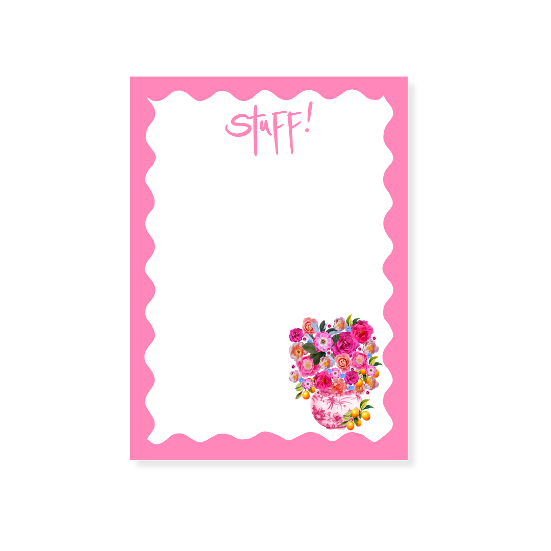 Karey Bancroft x FP Pink Notepad