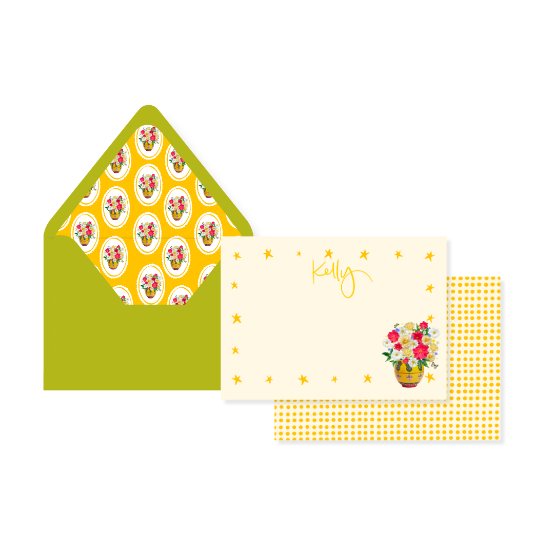 Karey Bancroft x FP Yellow Stationery