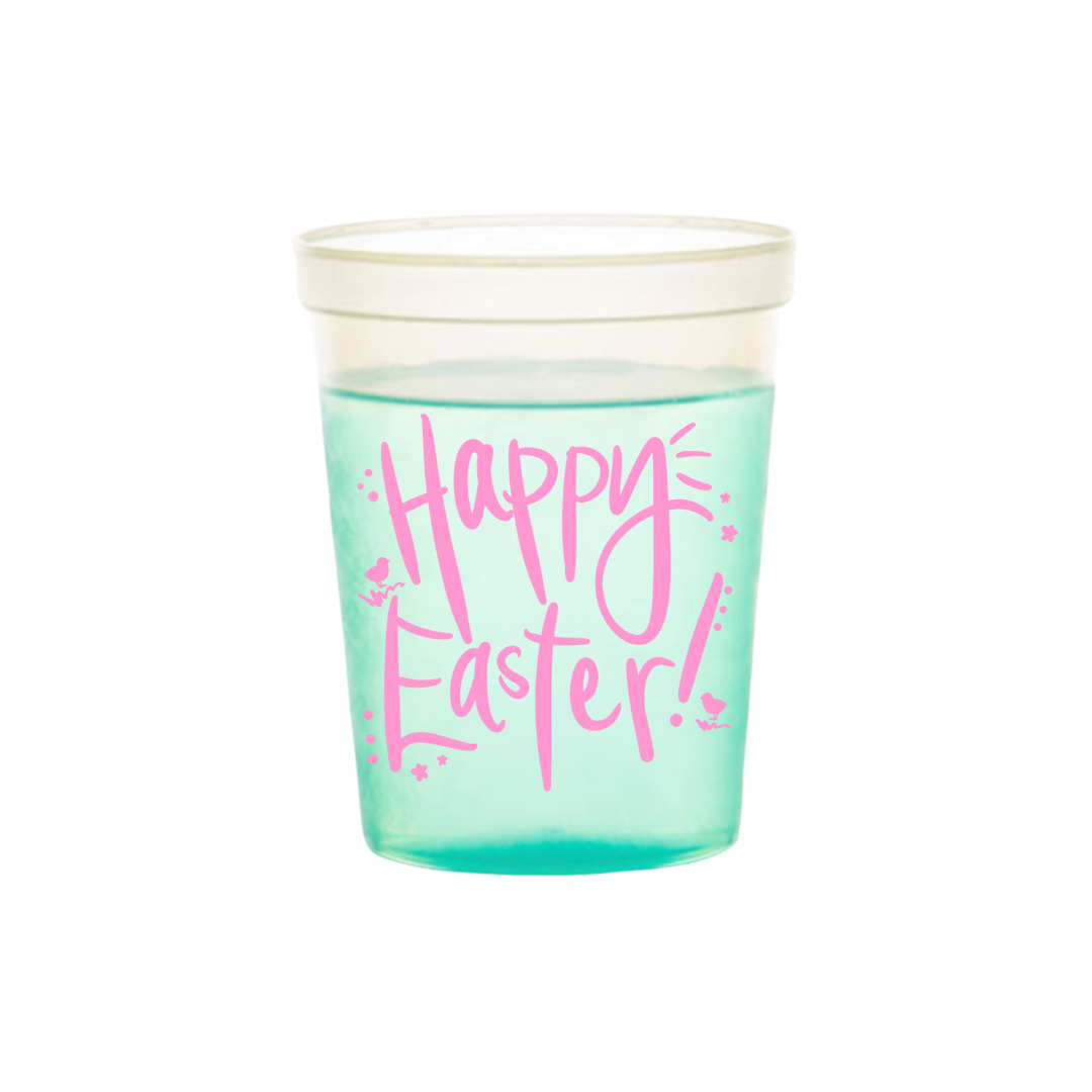 Happy Easter Color Changing Cups