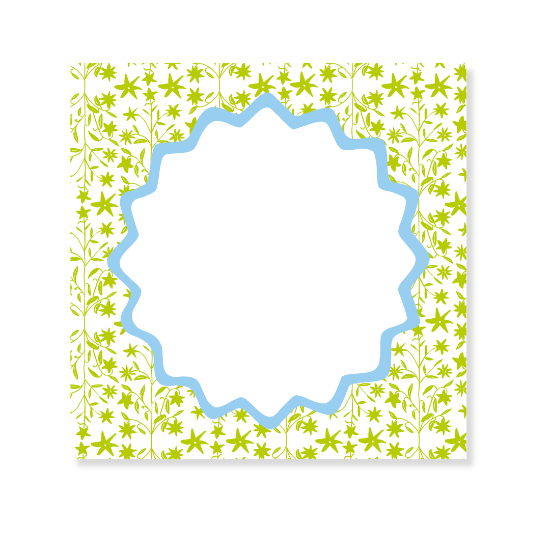 Garden of Fête Square Notepad