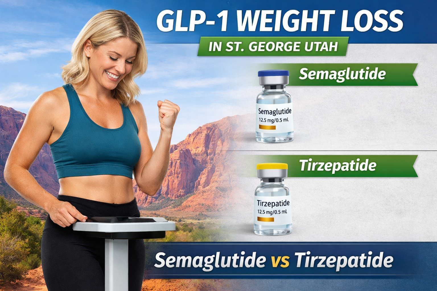 GLP-1 Weight Loss in St. George &amp; Cedar City: Semaglutide and Tirzepatide Explained