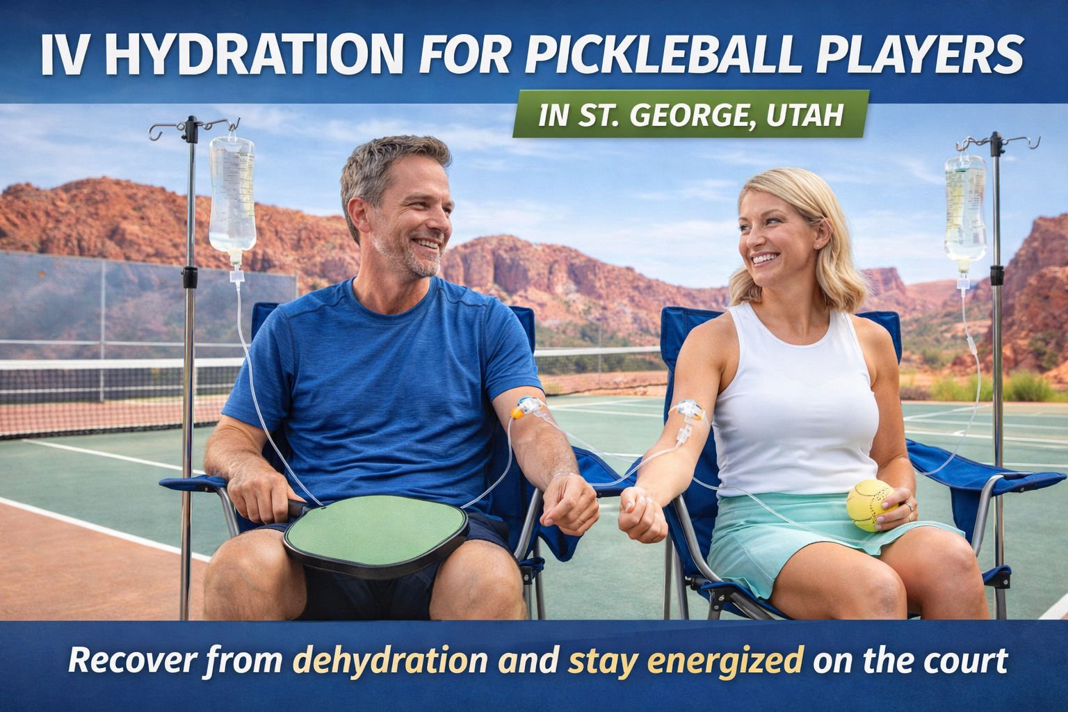 IV Therapy for Pickleball Players in St. George: Stay Hydrated and Play Longer
