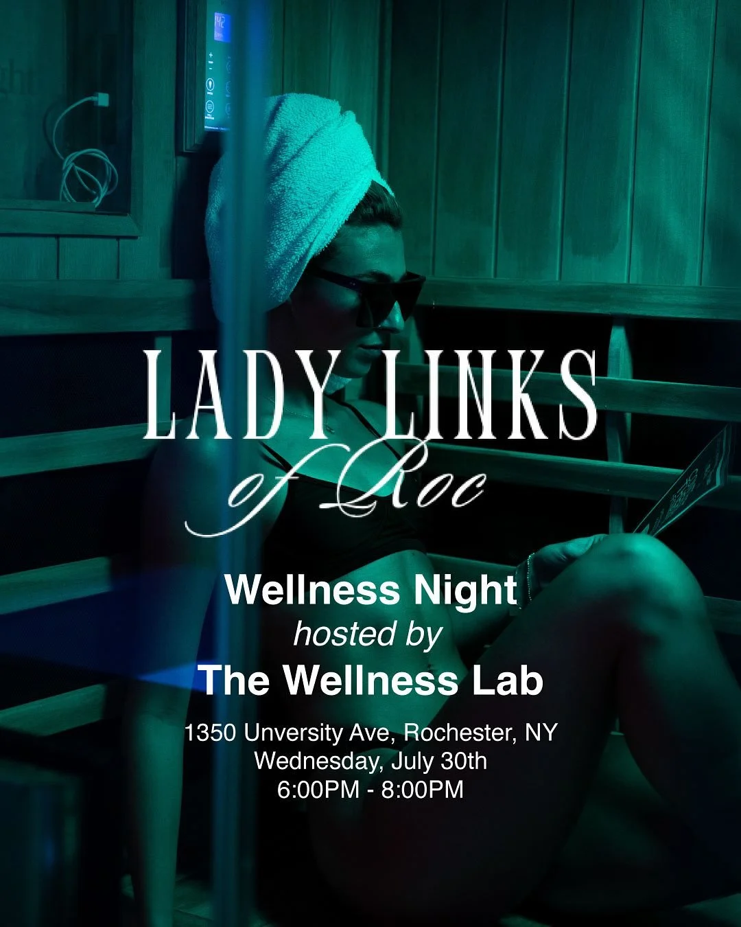 This Wednesday, July 30th from 6-8PM, @ladylinksofroc is taking over The Wellness Lab for a night of restoration, recovery, good vibes, giveaways and more!
🔥🧊Contrast therapy: @wellnessrecoverylab
💪Pilates workout: @golf.pilates
🥤Smoothies: @th