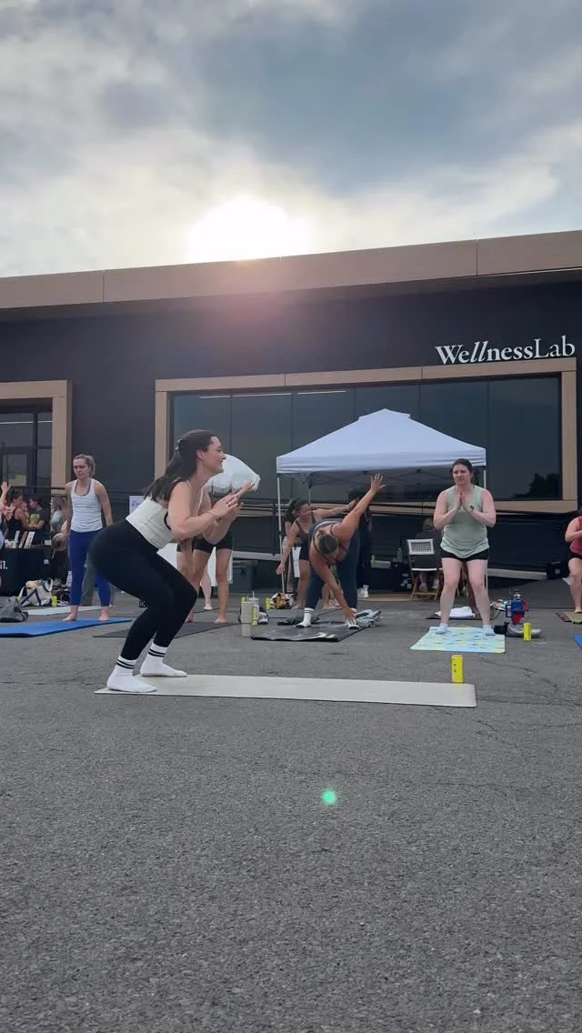 A huge thank you to everyone who came out for the @ladylinksofroc wellness night! The parking lot was buzzing with pilates from @golf.pilates, giveaways from @projectleannation_roc, açaí bowls from @theblendbarr, permanent jewelry from