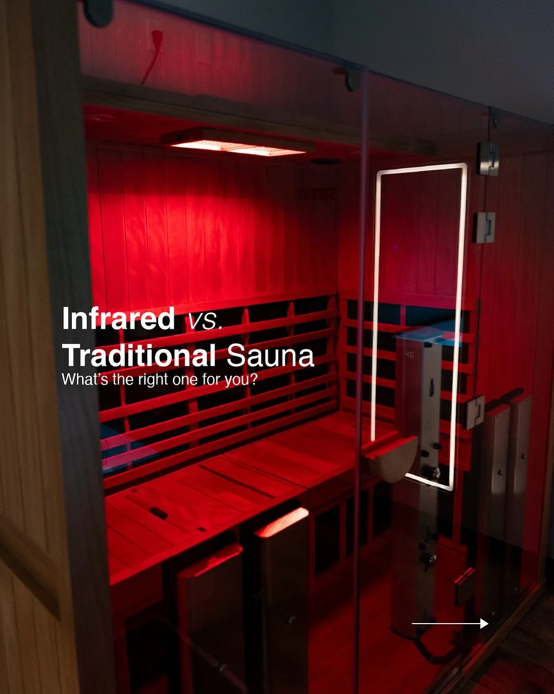 Not all saunas are built the same. At the Wellness Lab we offer both traditional and infrared sauna experiences so you can choose how you want to recover and maximize your approach to wellness. π₯
Traditional, Finnish saunas are more thoroughly stud