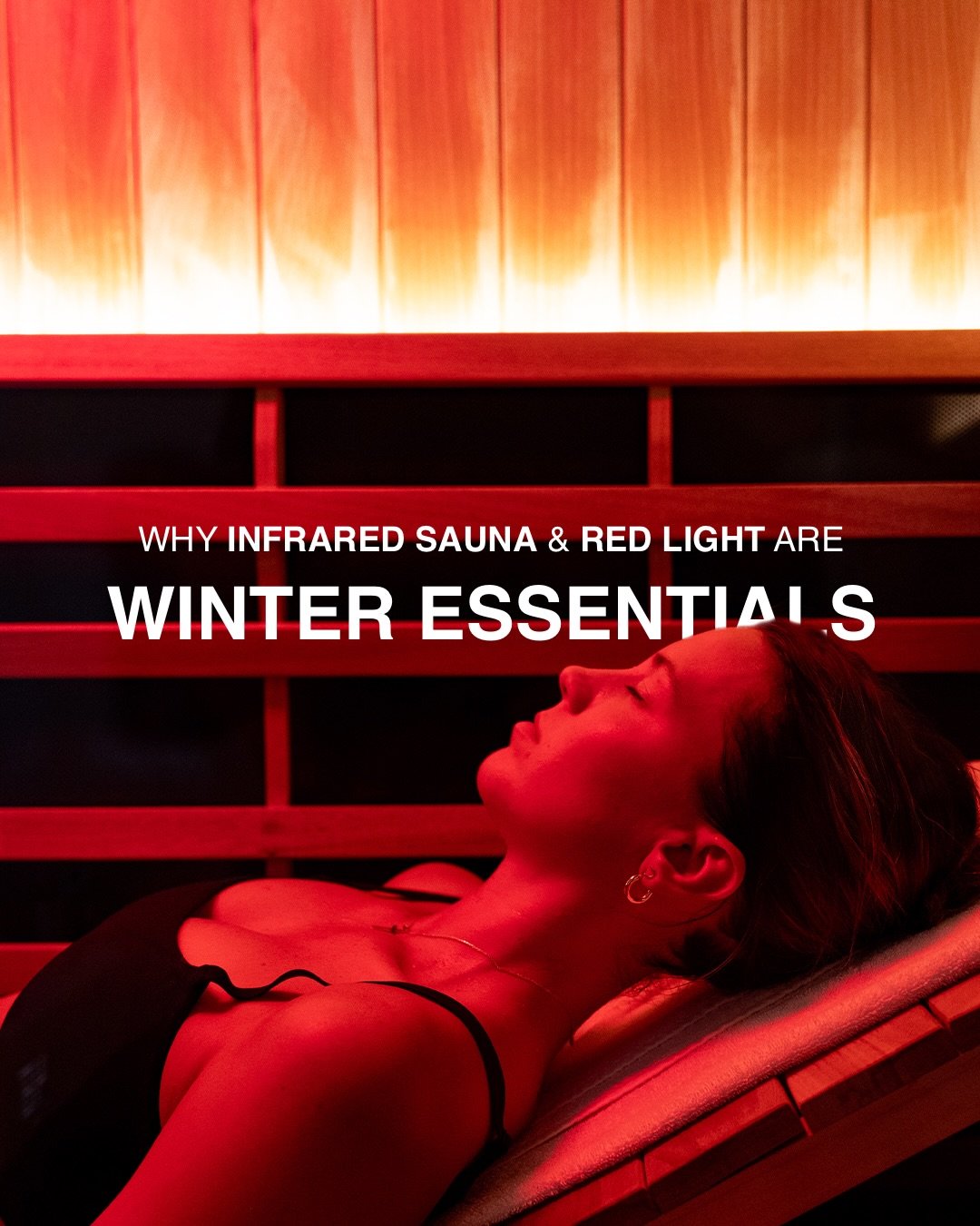 Winter doesn&rsquo;t have to drain your energy. ❄️ 
Infrared sauna + red light therapy are two of the best tools to stay warm, clear-headed, and recovered all season long.
🔥 Boost circulation 💡 Support mood + sleep 💪 Ease winter aches ✨ Keep your 