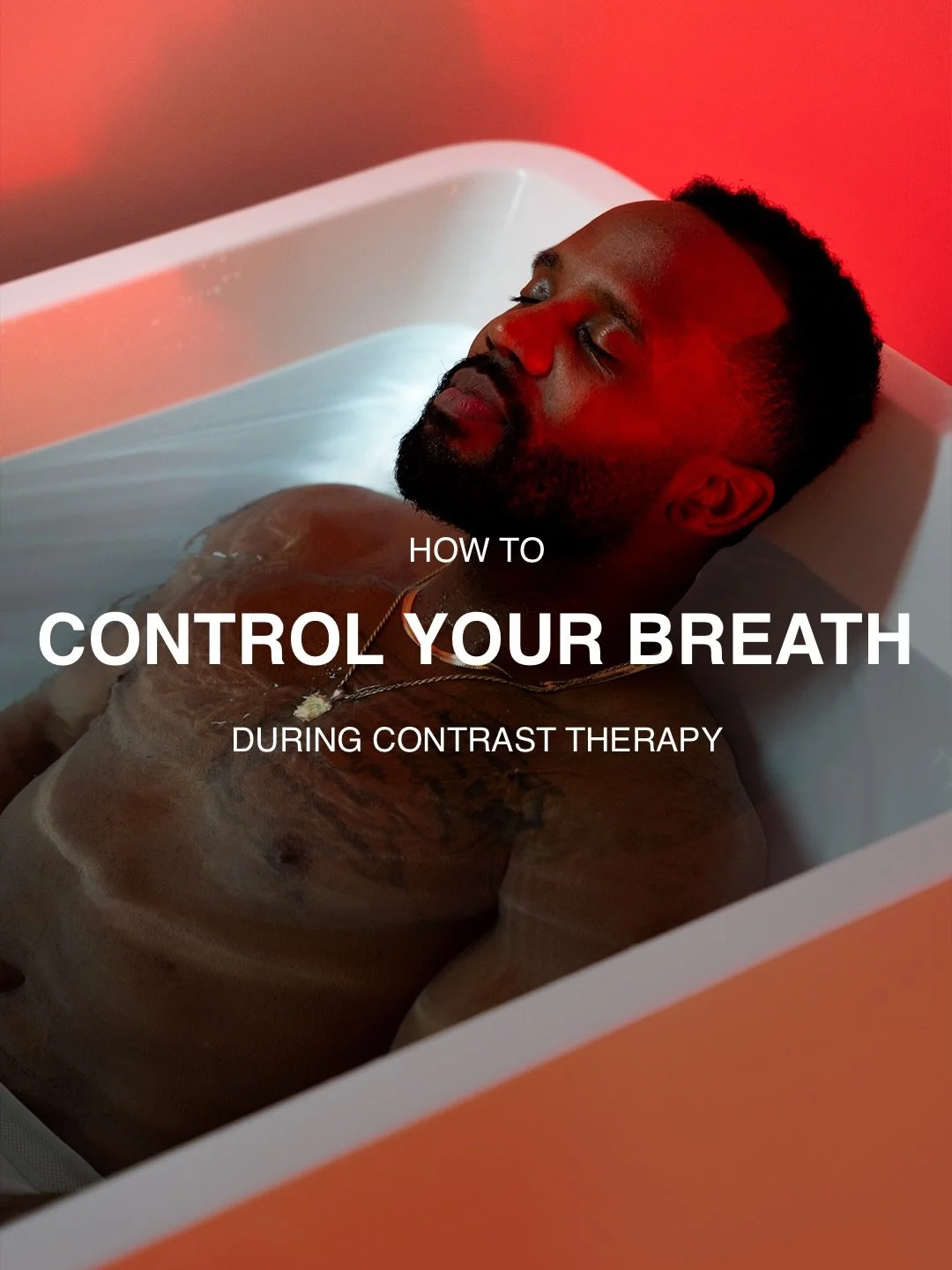 Your breath is what turns hot and cold exposure into actual recovery.

Slow, controlled breathing in the cold keeps your nervous system from spiking into panic. It trains resilience instead of reinforcing stress. In the heat, deeper nasal breaths hel