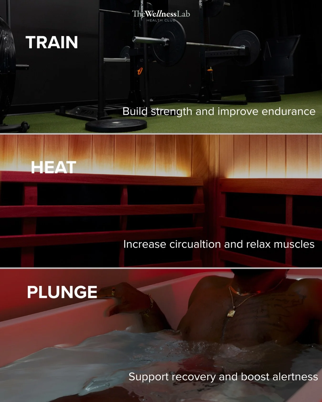 Train. Heat. Plunge.

A routine designed to support strength, circulation, and recovery.

#infraredsauna #healthandwellness #coldplunge #contrasttherapy #healthylifestyle