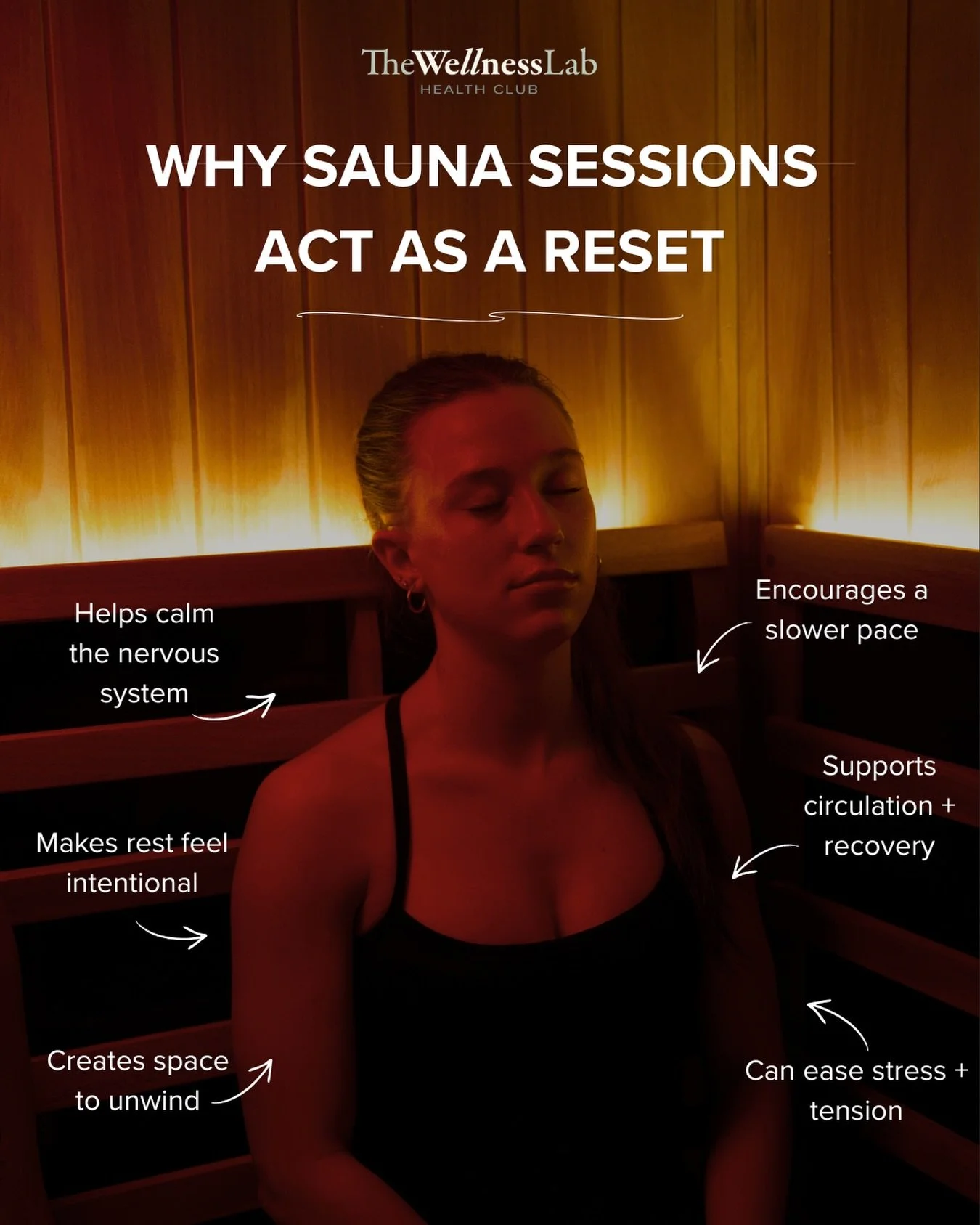 Sauna sessions aren&rsquo;t just about the heat, they&rsquo;re about giving your body and mind a minute to slow down.

A reset for your nervous system, your recovery, and your routine👏
&bull;
&bull;
&bull;
#rochesterny #sauna #wellness #recovery #in
