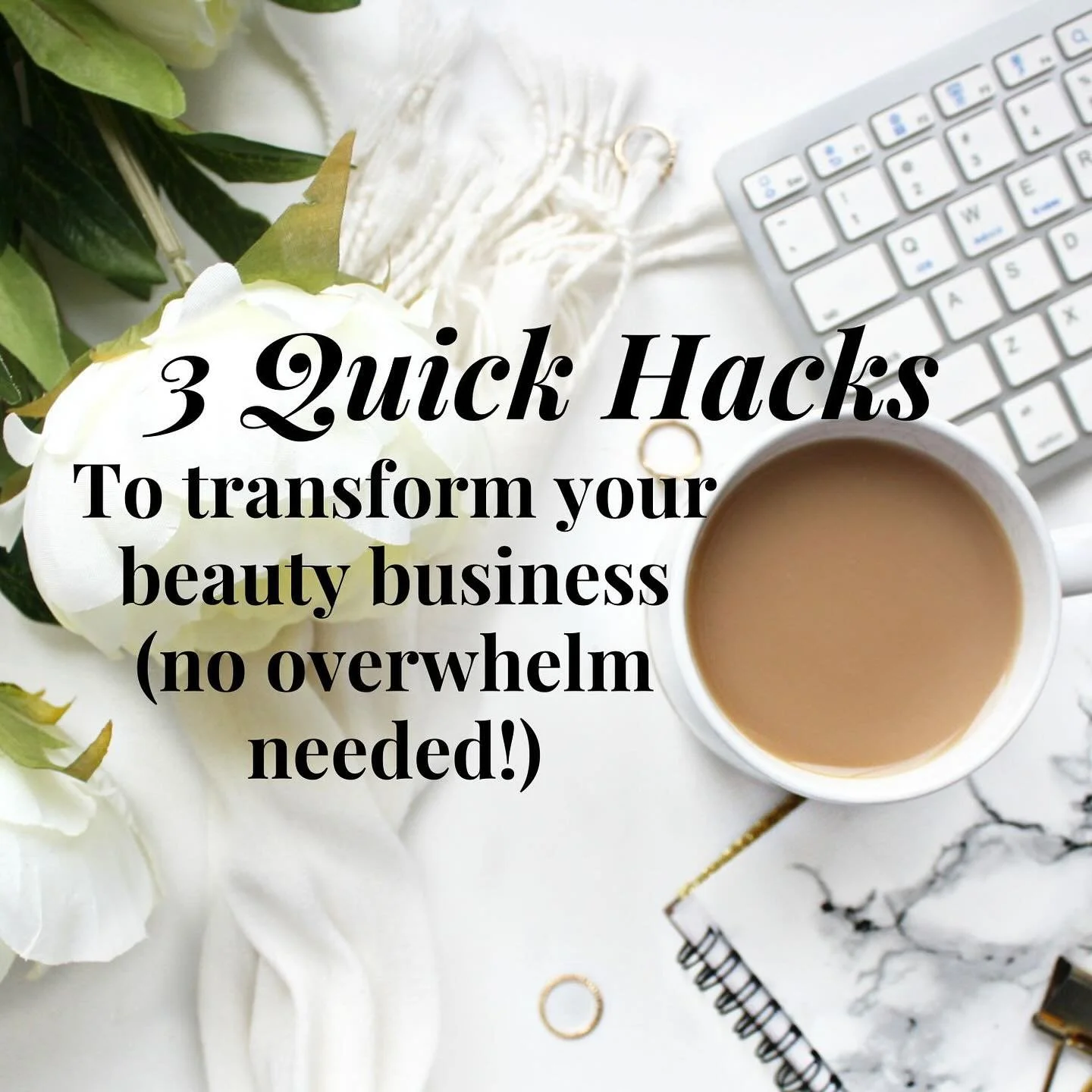 🚨 3 Quick Hacks to Transform Your Beauty Biz TODAY:

✨ Audit Your IG Bio: Make it clear who you are &amp; what you offer.
✨ Streamline Your Booking Process: Easy clicks = more clients.
✨ Speak Directly to Your Audience: Connection = conversions.

👀