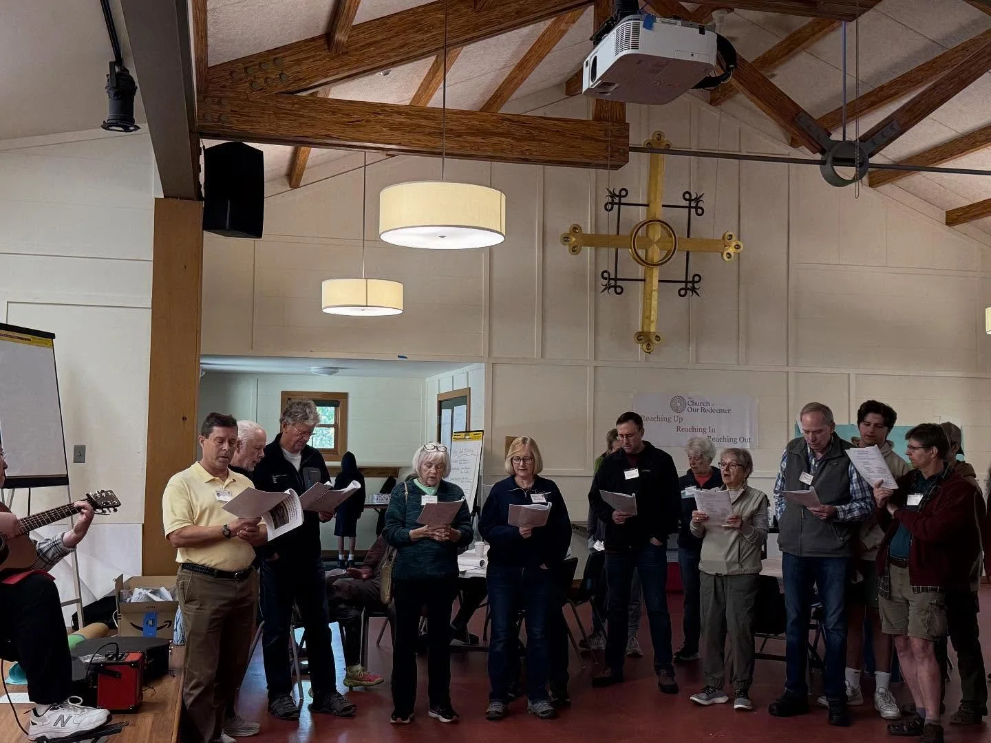 Great conversation at the All-Parish Retreat this morning as we brainstormed ways to implement our Vision. Lots of engagement and good creativity!  Folks not able to be at the retreat can join the conversation at tomorrow&rsquo;s Adult Forum! #Brains