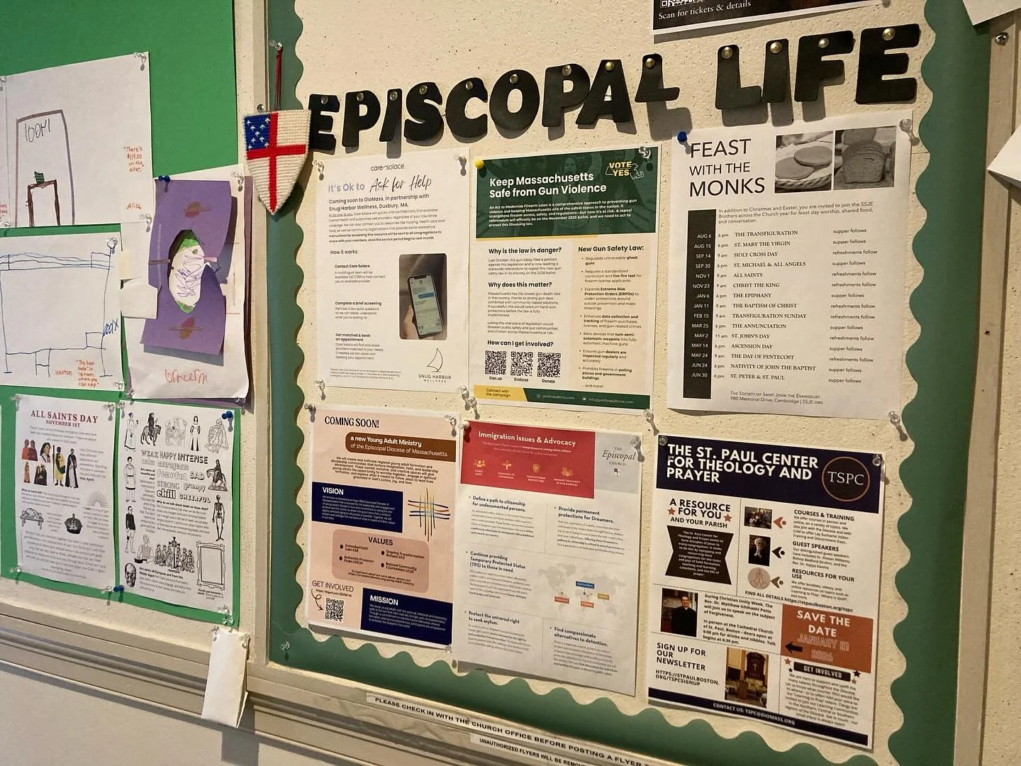 &ldquo;We are back from Convention and we brought flyers! Check out the &lsquo;Episcopal Life&rsquo; part of our bulletin boards for a tiny of glimpse of what&rsquo;s happening. @BCH_Camp also has a great new video they showed which we hope will be o