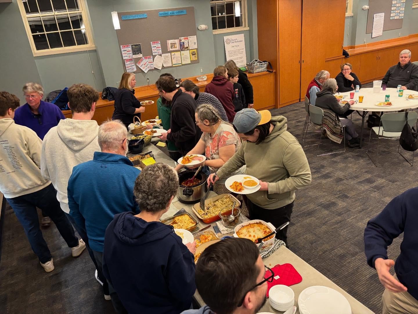 What fun we had at Saturday&rsquo;s potluck!  An abundance of delicious food, fun games, good conversation and great company made for a delightful evening!  Three cheers for Steve and Cathy for leading the effort to bring back this tradition!  Many t
