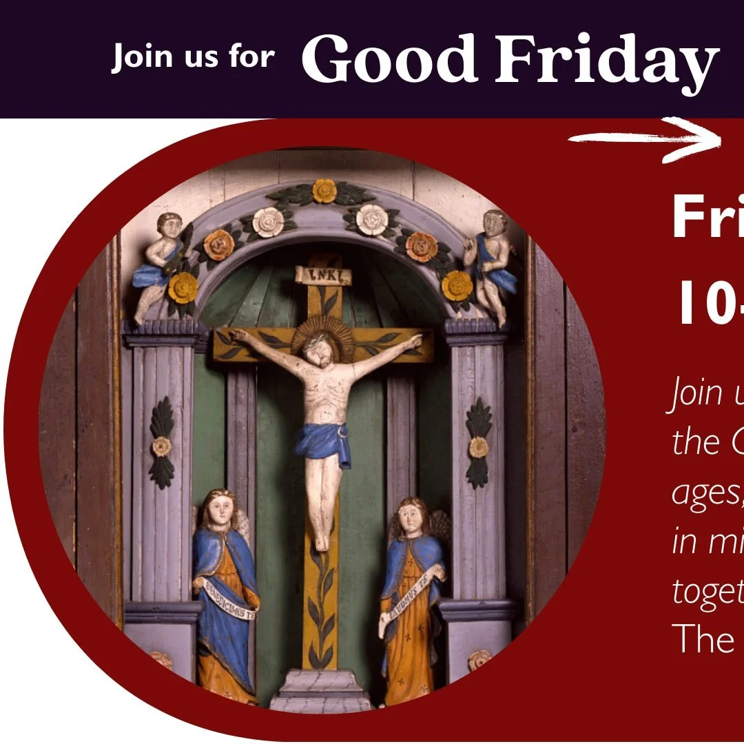 Would you like to pray the Stations of the Cross? We hope you will join us for our brief 10AM Stations service on Good Friday, April 3. This service has been designed with children in mind and is age-appropriate for young children, and is moving for 