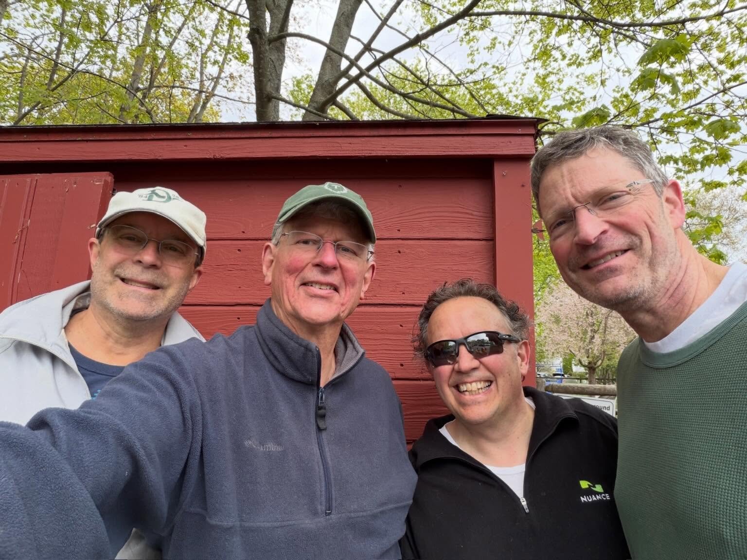 Three cheers for our hearty Mulching Team who worked hard this weekend to spread piles of mulch through Redeemer&rsquo;s garden. Many thanks to all who edged, hauled and spread mulch, and gave of their time and energy to tend our beautiful gardens! ?