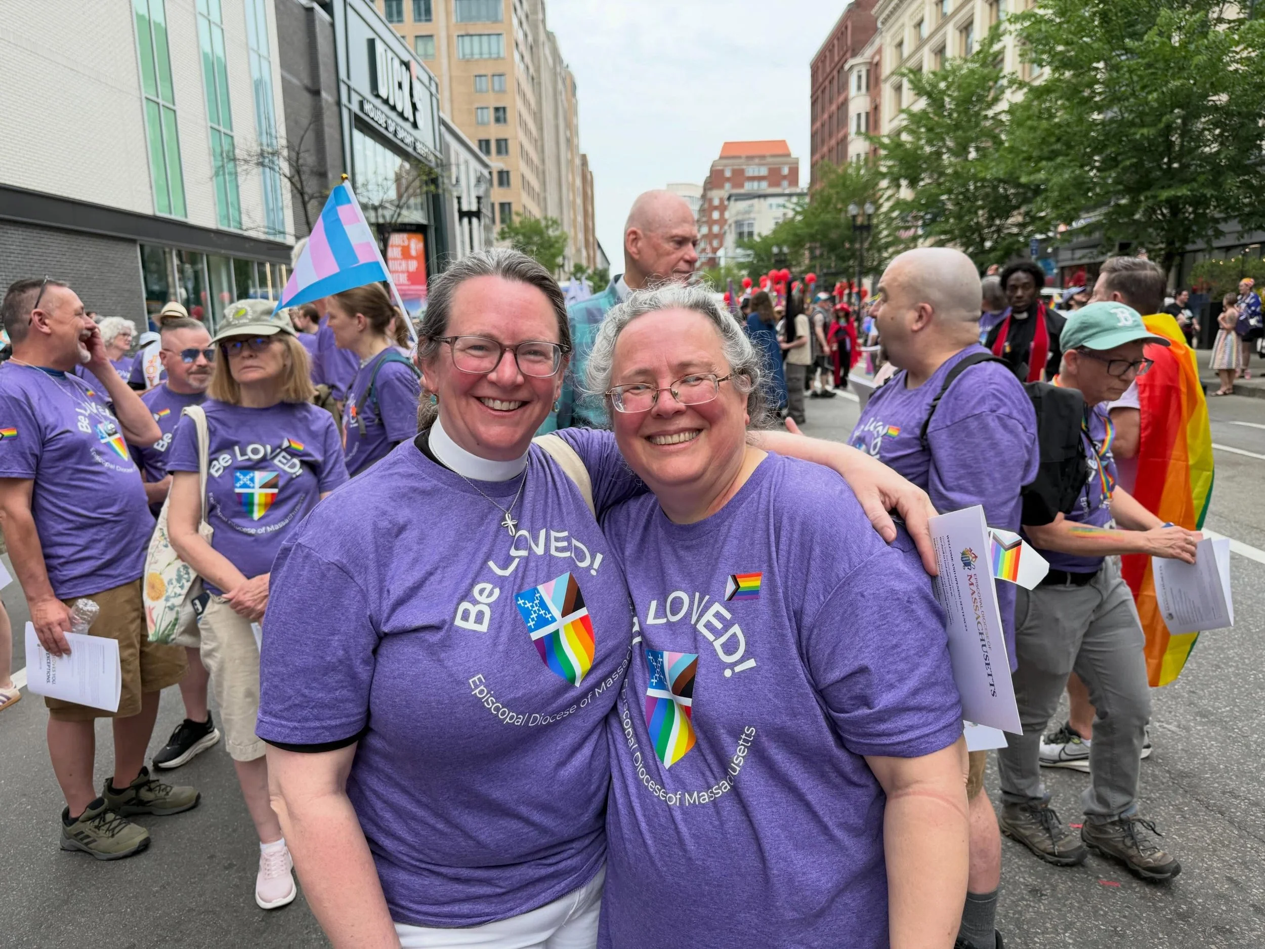 Redeemer at Pride! With the broader Diocese! #MadeInTheImageOfGod, #GodLovesYouNoExceptions #RedeemerLexington