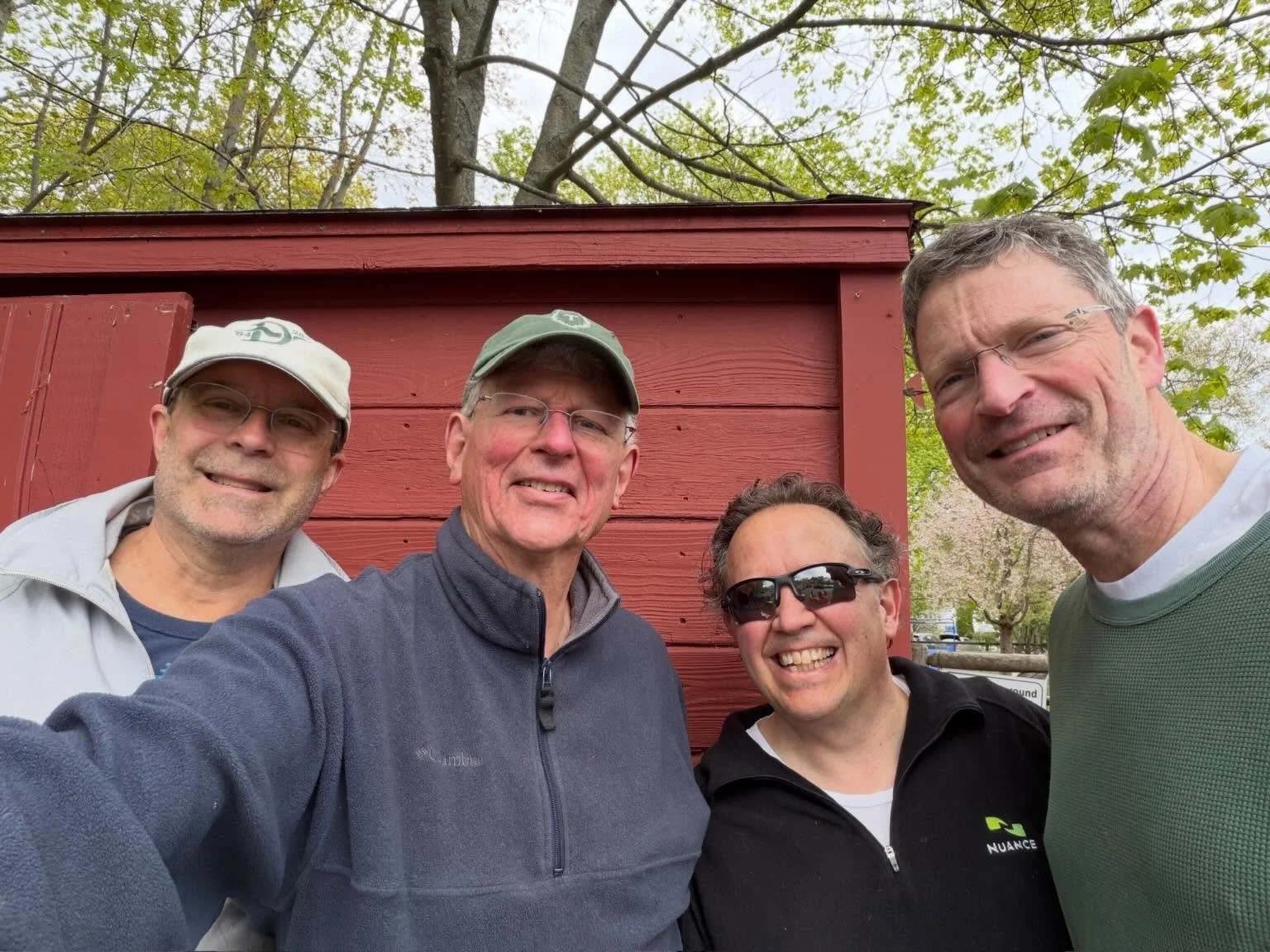 Three cheers for our hearty Mulching Team who worked hard this weekend to spread piles of mulch through Redeemer&rsquo;s garden. Many thanks to all who edged, hauled and spread mulch, and gave of their time and energy to tend our beautiful gardens! ?