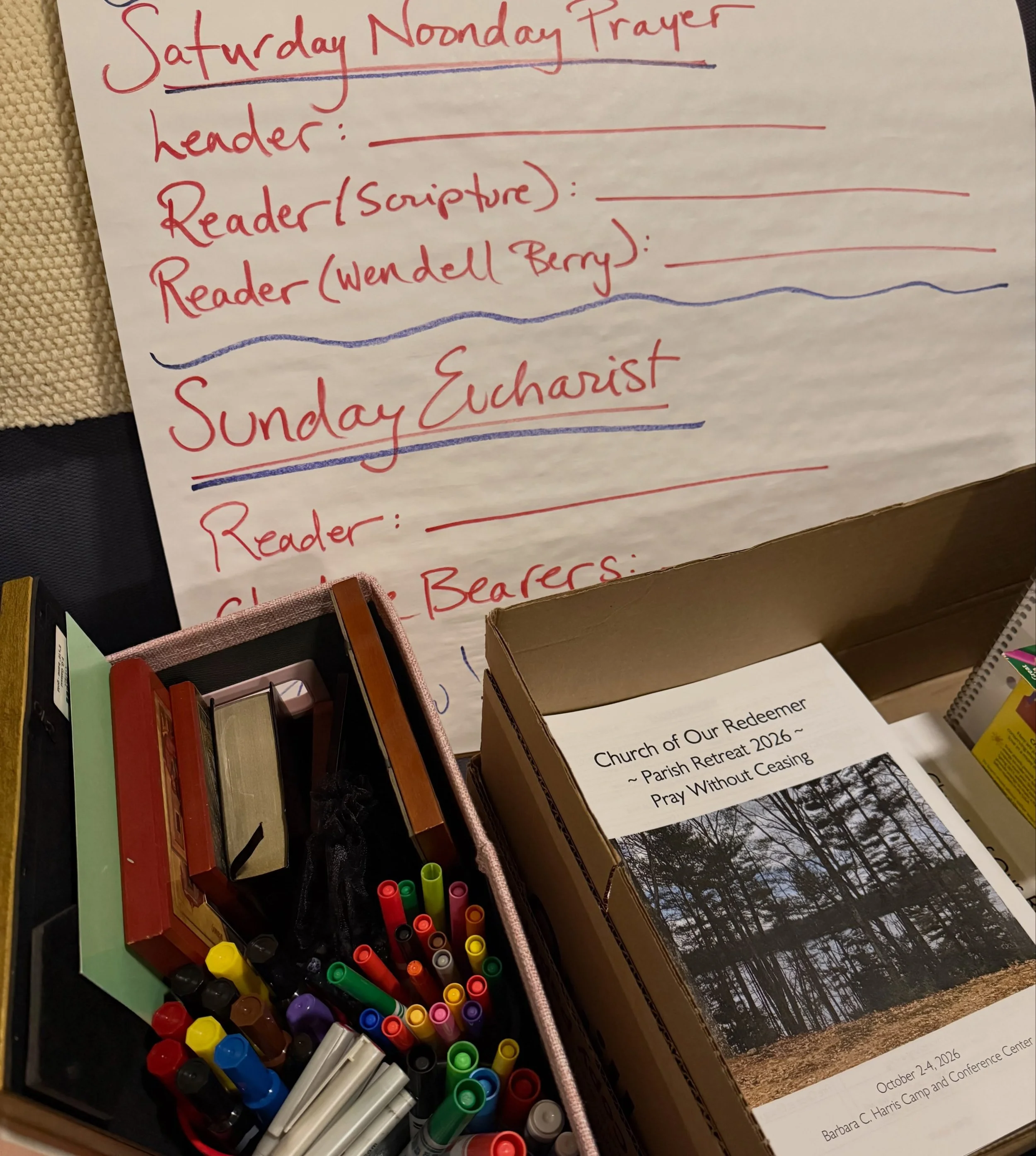 We&rsquo;re packing up for Redeemer&rsquo;s Parish Retreat this weekend! Safe travels for those heading to New Hampshire to join us; and much gratitude to those tending our life in Lexington! #PrayWithoutCeasing #Retreat #RedeemerLexington 🍁 🙏 🌳