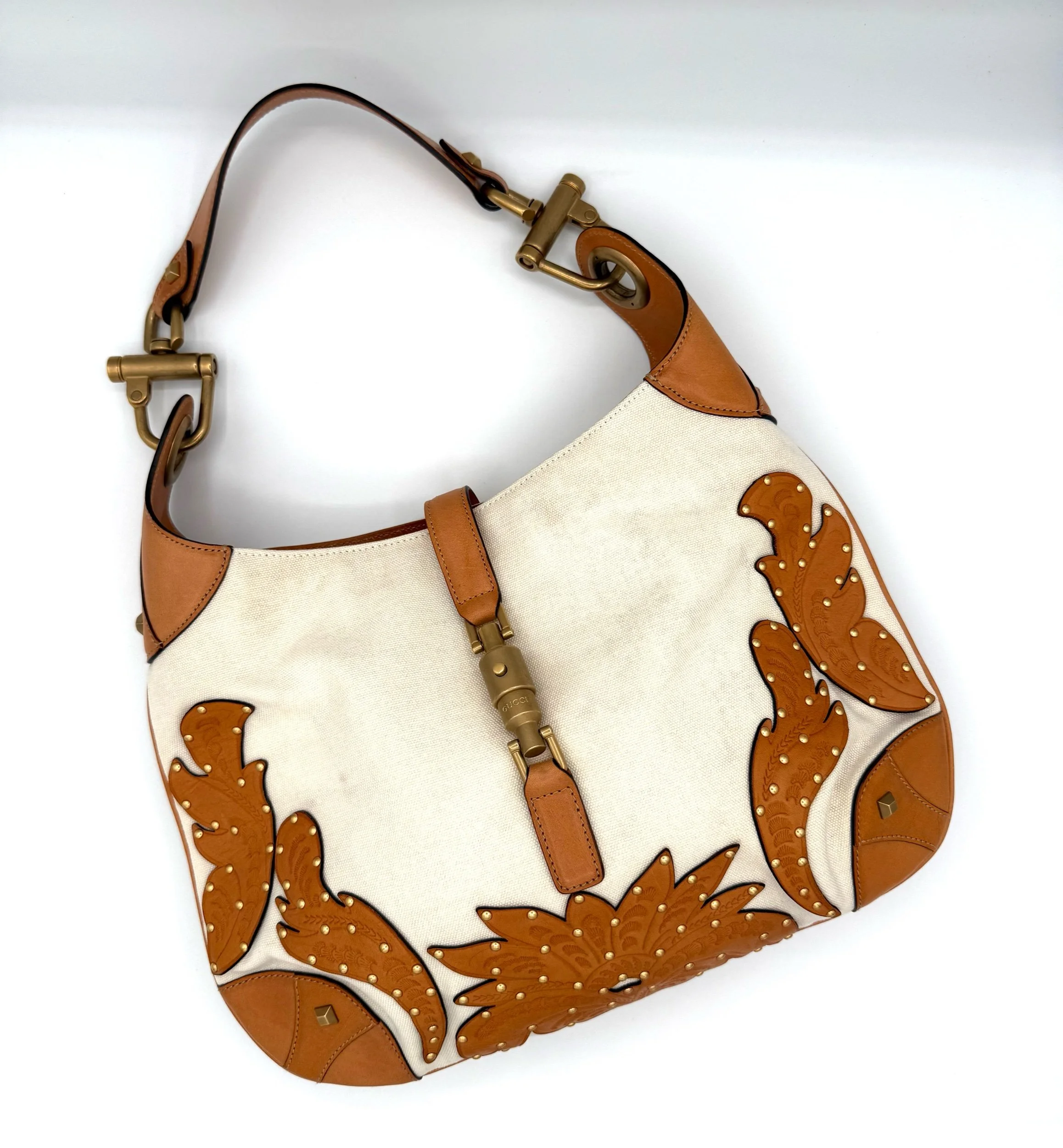 Gucci Western Horsebit Jackie Bag Front