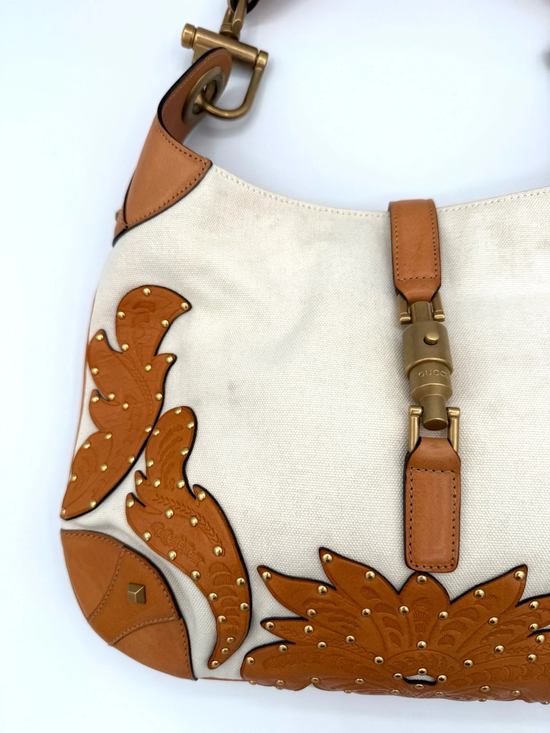 Gucci Western Horsebit Jackie Bag Front