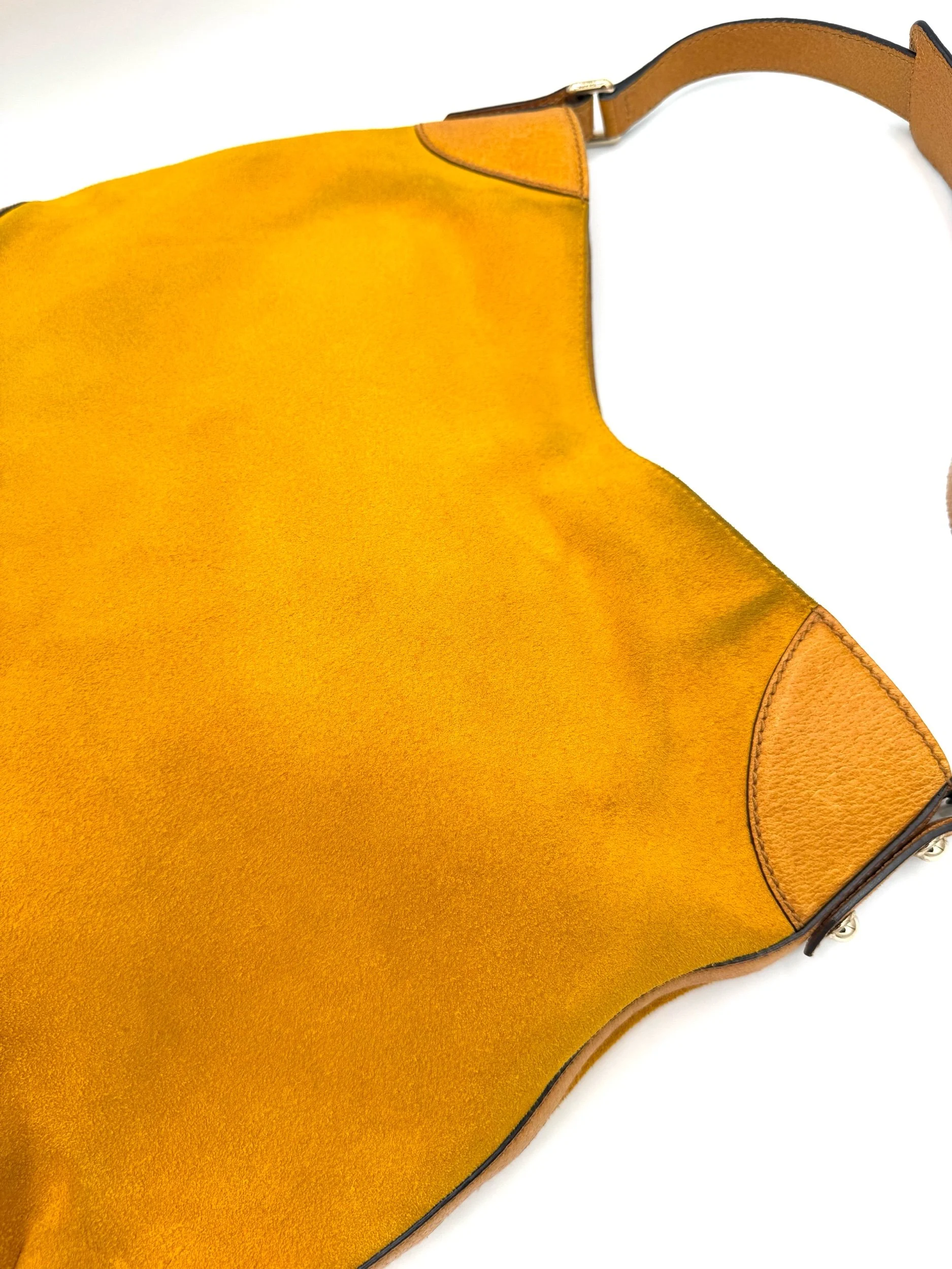 Gucci Yellow Horsebit Bag Back